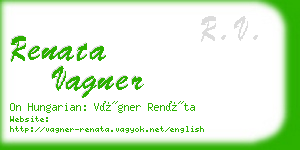 renata vagner business card